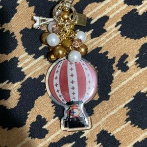 Custom made bag charm with pearls